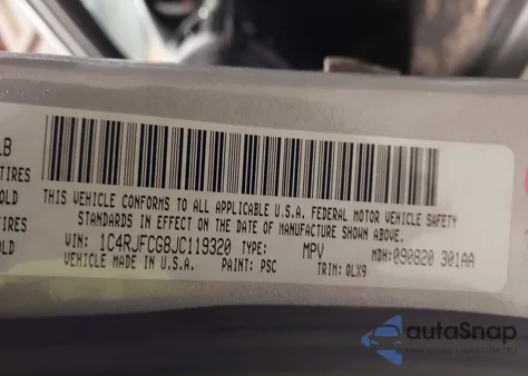 2018 Jeep Grand Cherokee High Altitude 4X4 from USA, damaged, VIN 1C4RJFCG8JC119320